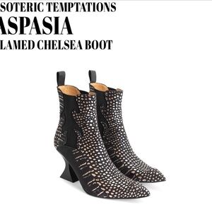 John Fluevog Aspasia Patterned Ankle Boots